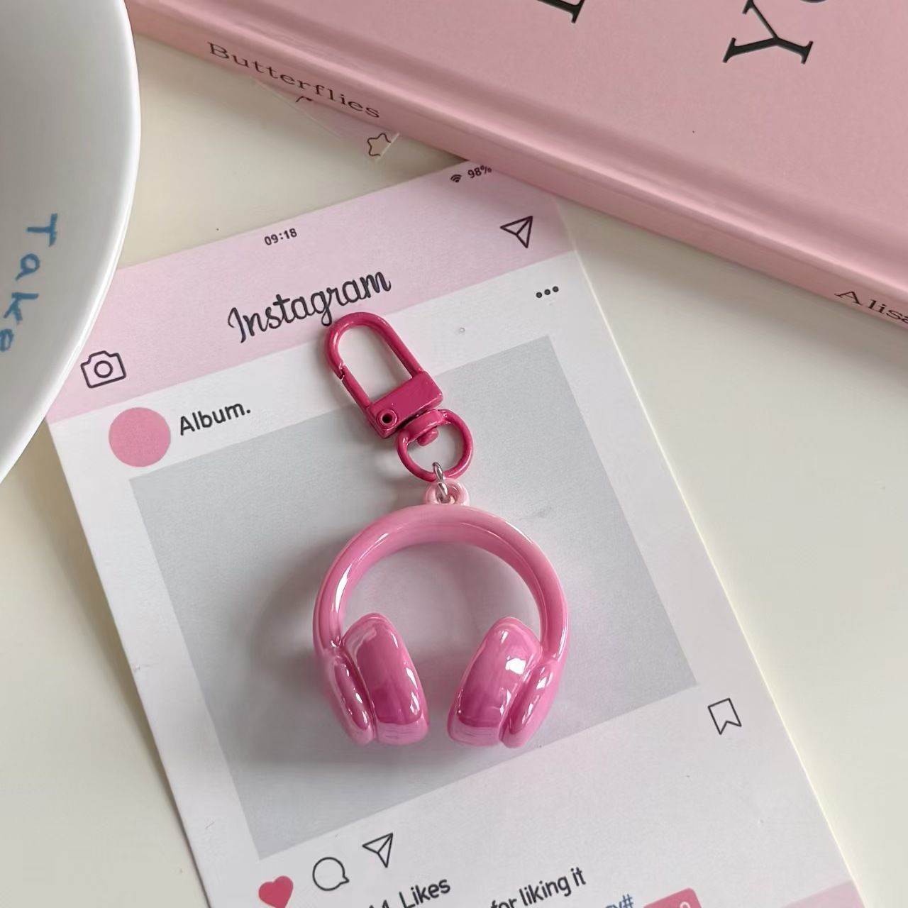 Wholesale Stereo earphone keychain